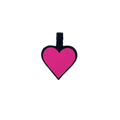 Plaquita de goma Corazón