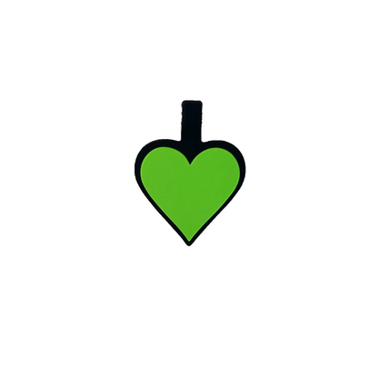 Plaquita de goma Corazón