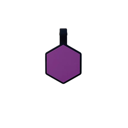 Plaquita de goma Hexagono