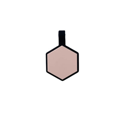 Plaquita de goma Hexagono