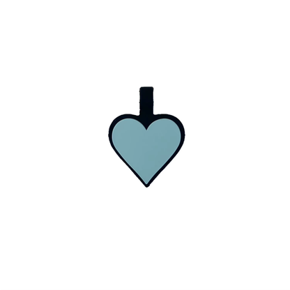 Plaquita de goma Corazón
