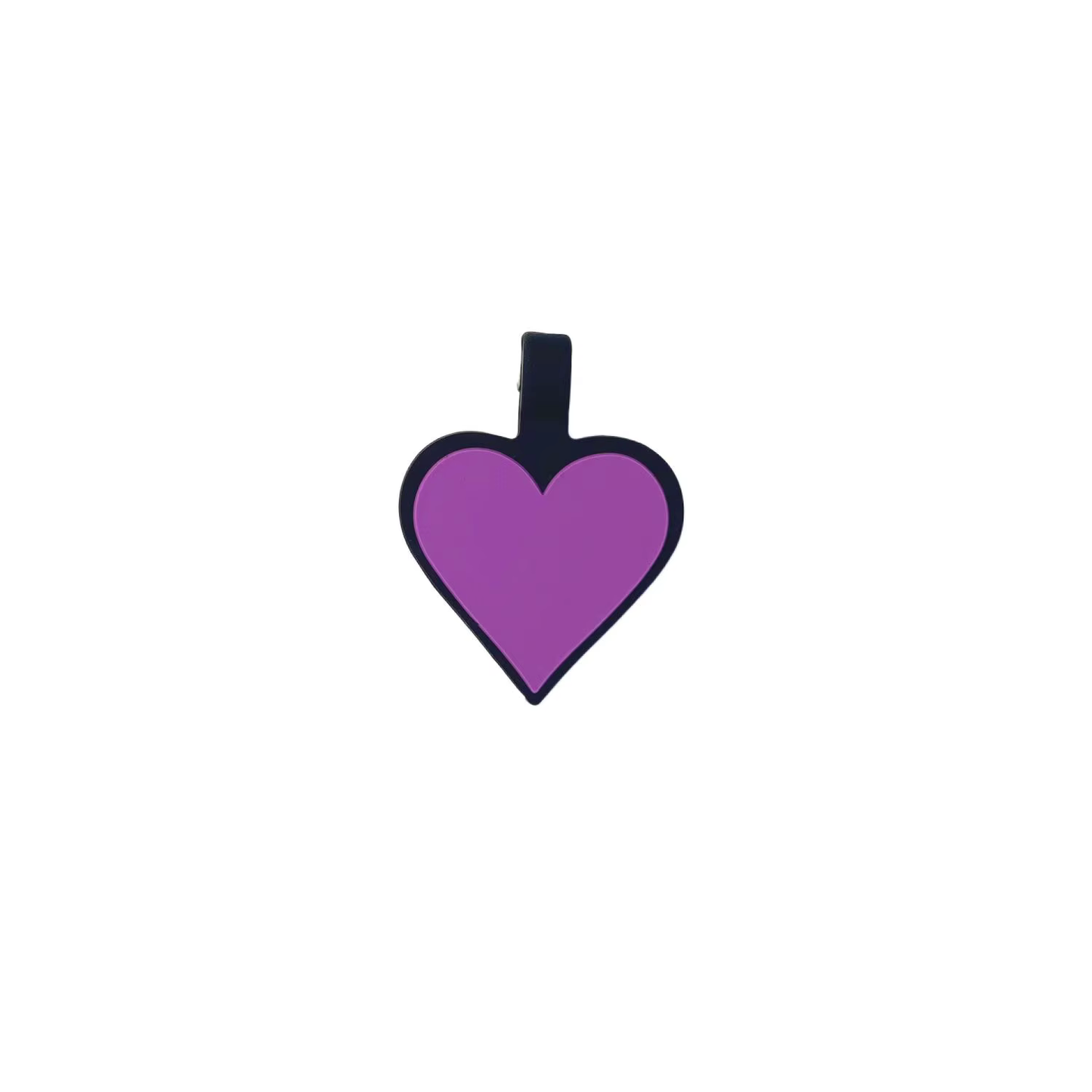 Plaquita de goma Corazón