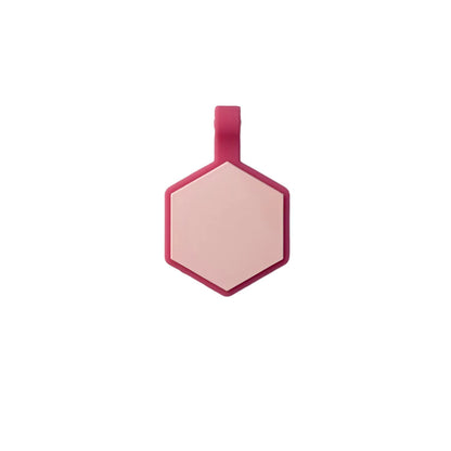 Plaquita de goma Hexagono