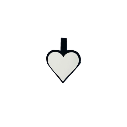 Plaquita de goma Corazón
